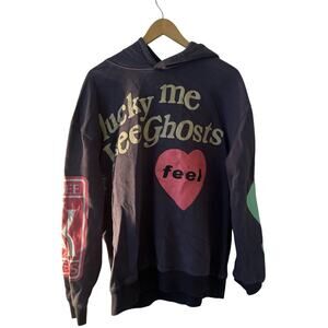 Lucky Me I See Ghosts Hoodie Large Multicolor Streetwear Kanye Kid Cudi Skater